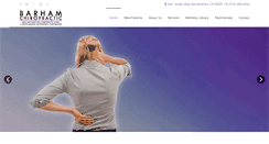 Desktop Screenshot of barhamchiropractic.com